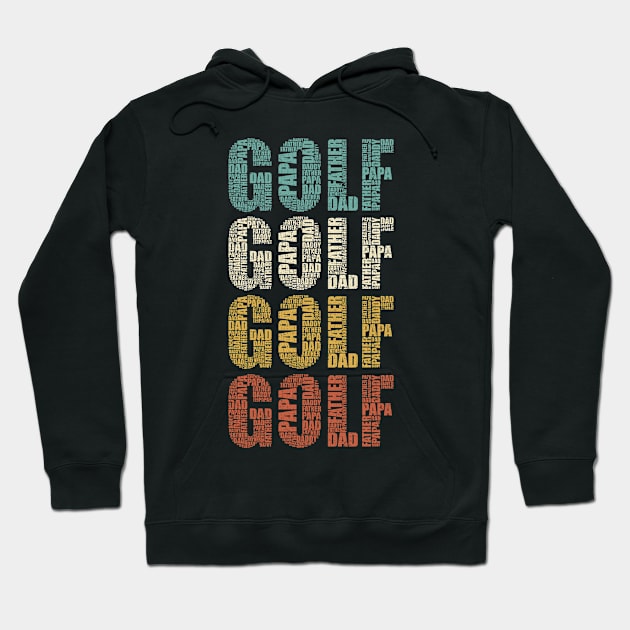 Golf Dad - Funny Sports Lovers Gift For Papa Hoodie by DnB